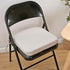 1 2" (1 SINOSSO Memory Foam Chair Cushion for Folding Chair Pcs, Thickened Square Kitchen Chair Pad with Ties, Indoor