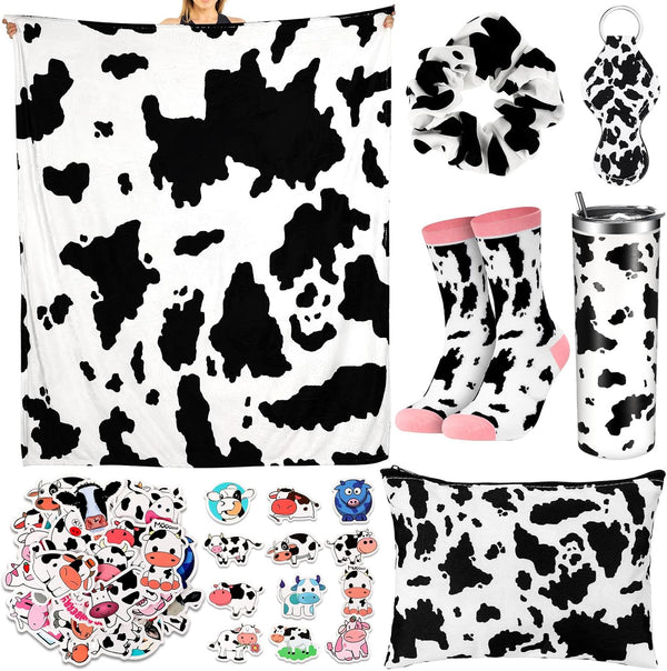 Bokon Cow Stuff for Girls, Christmas Cow Gift Set Include 20 oz