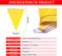 100 Feet Solid Yellow Pennant Banner Flags String, Triangle Bunting Flags for Grand Opening, Birthday Party, Festival