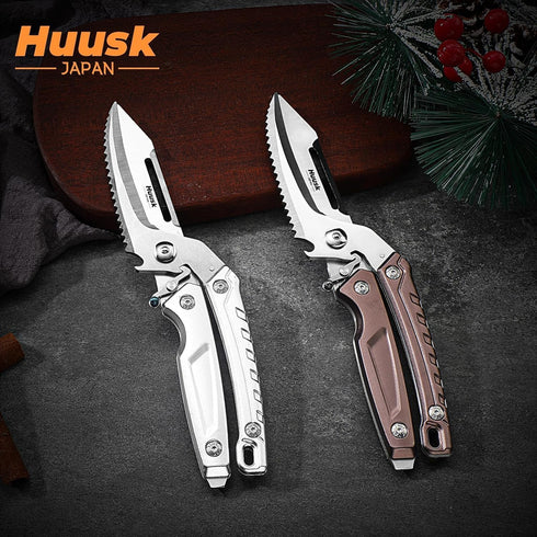 Huusk Heavy Duty Poultry Scissors - Kitchen Scissor for Food with Serrated Edge, Detachable Sharp Shears for Cutting