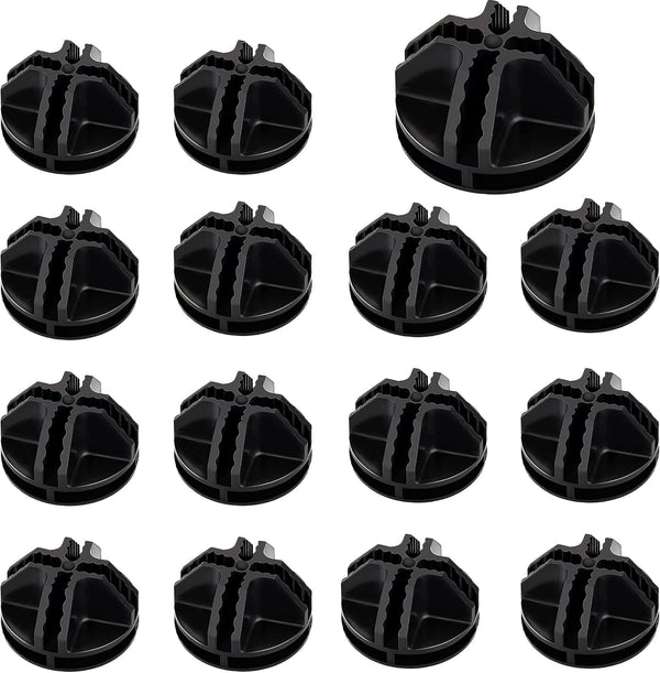 Wire Cube Connectors, 15 PCS Plastic Corner Connectors for DIY Cube Storage Shelves Organizer Wire Grid
