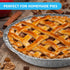MontoPack 9” Aluminum Foil Pie Pans, 50-Pack Round Disposable Containers for Baking, Storing, Serving