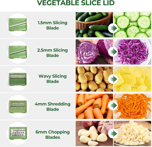 5 4.25Qt SUSTEAS Salad Spinner Large, Vegetables Wash Bowl, Fruits & Herb Lettuce Dryer with Blade Slicer Egg Yolk