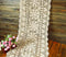 Laivigo Handmade Crochet Lace Table Cloth Doilies - Rectangle, 16 x 35 Inch, Beige