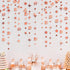 Rose Gold 10th Birthday Decorations, Number 10 Circle Dot Twinkle Star Garland Bunting Banner for Girls Boys Party