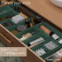 CHANCETSUI 6 PCS Stackable Drawer Organizers Set, Versatile Storage Bins for Makeup, Bathroom, Bedroom, Kitchen,