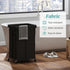 2 Laundry Hamper with Wheels, Rolling Laundry Basket with Metal Frame and Removable Bag, Double Laundry Hamper Section