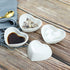 Heart-shaped Multipurpose Ceramic Sauce Dish - Seasoning Dishes Sushi Dipping Bowl Appetizer Plates (Set of 4)