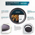 Tart Pan 9 Inch Black Carbon Steel, Non-Stick Quiche Pan with Removable Bottom & 10 Baking Parchments