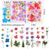 160 Pcs Dried Pressed Flowers, Real Pressed Flowers Dry Leaves Bulk Natural Herbs Kit for Scrapbooking, DIY Art Crafts