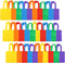 Aneco 30 Pieces Non-Woven Goodie Bags 8 8 Inch Party Favor Gift Bag Reusable Rainbow Cloth