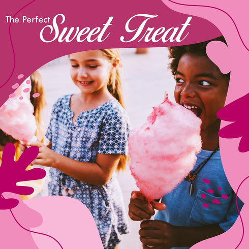Under the Sun Products Package 2ct-(Pink Raspberry)-3lb (2ct-3lb Cotton Candy Floss Sugar of Vanilla and Blue Each