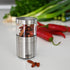 AdHoc Voyage Spice Mill - Stainless Steel Spice & Herbs Gadget - Easy Clean Herb & Spice Mill - Unique & Refillable