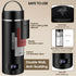 Zlylefun 450ML, 316 4 Presets Travel Electric Kettle Portable Small Hot Water Boiling Tea Coffee Warmer Heater