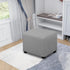 Easy-Going Stretch Ottoman Cover Folding Storage Stool Furniture Protector Soft slipcover with Elastic Bottom