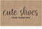 Welcome Mat for Front Door, Cute Shoes Take Them Off Indoor Doormat with Rubber Backing, Non-Slip and Easy to Clean