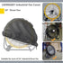 Industrial Fan Cover, Waterproof & Dustproof for 24" High Velocity Heavy Duty Drum Fan, Black