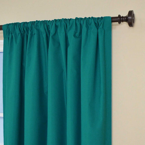 ECLIPSE Blackout Thermal Rod Pocket Window Curtain, 1 Panel for Bedroom or Nursery