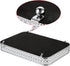 ELLDOO Mirror Tray, Hollow-Carved Jewelry Tray for Vanity, Glass Metal Trinket Storage Organizer for Bathroom