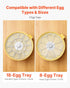 18 360 VEVOR Egg Incubator, Automatic Egg Turner with LED Candler, Temperature & Humidity Control, View Clear Window