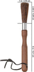 Redecker Natural Pig Bristle Espresso Maker Brush with Oiled Thermowood Handle, 8-1/8 Inches