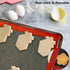Perforated Baking Mats, 2 PCS Non-Stick Reusable Eclair Silicone Mat for Half Sheet, 11 5/8" x 16 1/2"