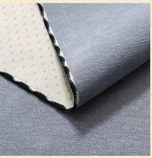 Anti-Slip Washing Machine Top Covers, Dust-Proof Washer and Dryer Covers 20In x 16In - Grey