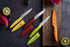 4PCS Paring Knife Set, 4 Inch Ultra Sharp Kitchen Knives with Knife Covers, German Steel, PP Plastic Handle