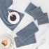 12 Pack (10" 10", Mordimy Kitchen Cloths Dish Towels x Dark Grey & White), Super Soft and Absorbent Dish Cloths, Coral