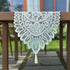 RHVQ 2Pcs Beige(13"x45") Lace Table Runners with Tassels, Farmhouse Boho Doily Vintage Floral Dollies for Tables