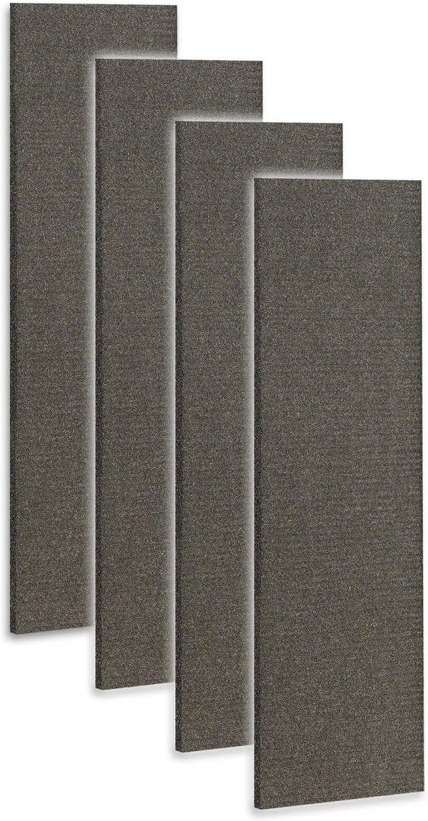CFS – Carbon Activated Pre-Filter Compatible with FLT4825 HEPA Filter, AC4800 Series, Filter B Models – Fresh & Filtered Air for Indoor – Charcoal Air Filter Sheet – 4.8"x15.75" – Black (4 Pack)