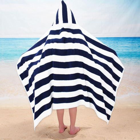 ORIGINAL KIDS 100% 30x60- Hooded Bath Towel Wrap - Cotton Terry Large Oversized Hooded Kids Towel - Toddler Shower Pool