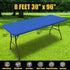 Smiry Rectangle Picnic Table Cloth, Waterproof Elastic Fitted Tablecloths for 8 Foot Tables, Washable Polyester Cover