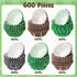 Football Mini Cupcake Liners - 600pcs Football Themed Baking Cups Muffin Case Cupcakes Wrappers, Rugby Sport Paper Cake Wrap Making Supplies for Game Day Post-match Celebration Party (6 Styles)