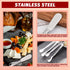 Butter Spreader Knife Set - 8 PCS Stainless Steel Cheese and Butter Spreaders with Mini Serving Tongs for Appetizers,