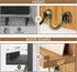 Rebee Vision Farmhouse Key Holder for Wall, Decorative Shelf with Key Hooks and Mail Organizer