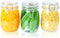 Glass Jar with Airtight Lid, 24 OZ 3 Pack, Leakproof Food Storage Containers for Coffee, Sugar, Canning, Dried Fruits