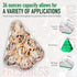 Handi-Foil Disposable Aluminum Christmas Tree Cake Pan, 10 Pack