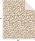 FY FIBER HOUSE Cheetah Print Blanket, Flannel Fleece Throw Blanket with 3D Leopard Print, 50"X60"