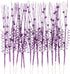 Kesywale 16Pcs 17" (16, Glitter Christmas Tree Picks Curly Sprays Sparkle Artificial Berry Stems Twigs Ting Branches