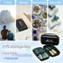 Oyster Shucking Knife and Glove Set - 2pcs Oyster Knife with Level5 Protection Gloves and Kitchen Cloth in Storage Bag