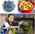 Cunhill Microwave Bowl Holders, 4 Pcs Hot Bowl Holders for Kitchen Supplies (Dog Style, Blue Green)