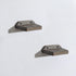 Set 2 5Inch Freezing point Small Floating Shelves for Wall of Natural Wood Small Mini Wall Shelf Decor Plant Display