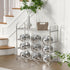 Botion 4 Tier Expandable Shoe Rack for Closet, Stainless Steel Shoe Shelf, Strong