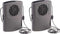 O2COOL Deluxe Multi-Pack Misting Neck Travel Fan, Battery Powered, 2pk (Gray)