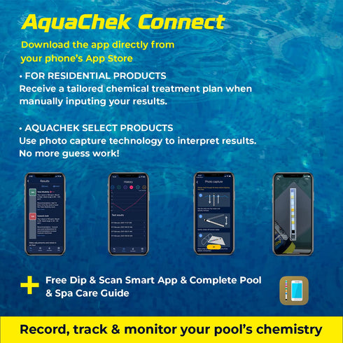 7-Way (100 AquaChek Pool and Spa Test Strips - Silver Pool Test Strips For pH, Total Chlorine, Free Chlorine, Bromine