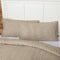 VHC Brands Sawyer Mill Ticking Stripe King Sham - Charcoal Gray, 21x37