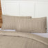 VHC Brands Sawyer Mill Ticking Stripe King Sham - Charcoal Gray, 21x37