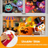 BAYLAY Halloween Window Clings, 10 Sheets Double Sided Stickers for Halloween Window Decorations