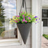 Ageomet 9pcs Spring Flowers, Artificial UV Resistant Plastic Flowers for Home Decor, Cemetery Decoration